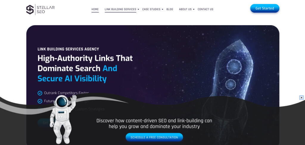 Stellar SEO's Homepage