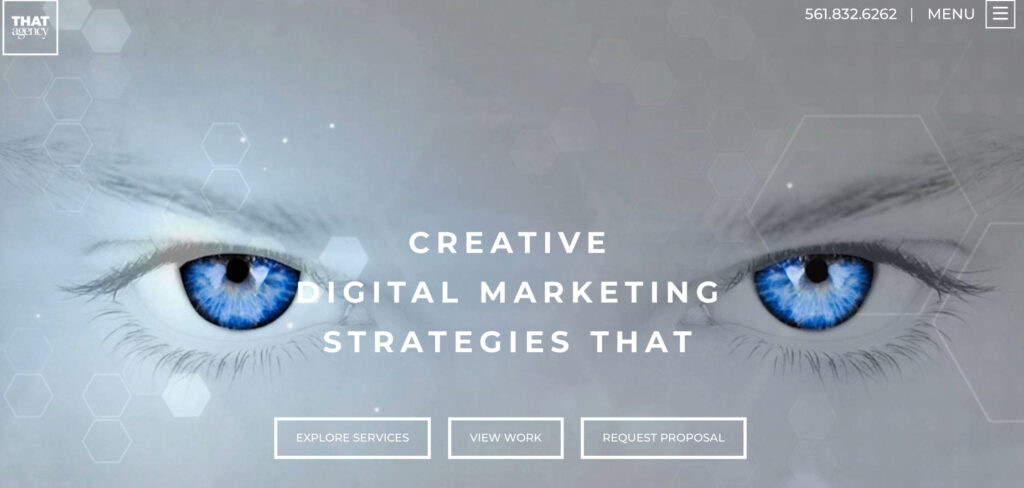 THAT Agency's Homepage