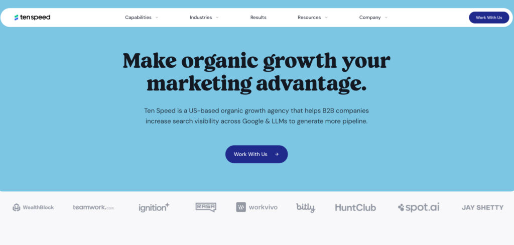 Ten Speed's Homepage