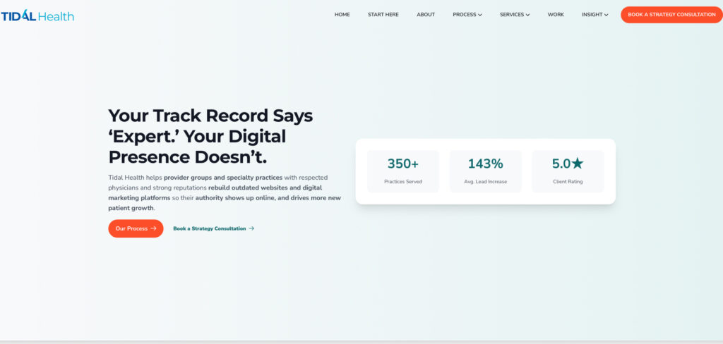 Tidal Health Group's Homepage