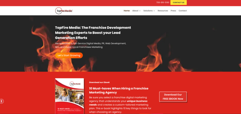 TopFire Media's Homepage