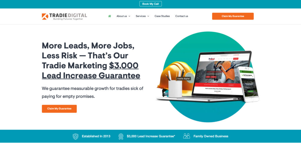 Tradie Digital's Homepage