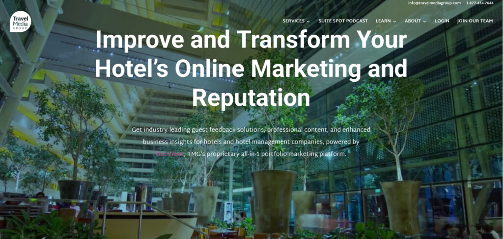 Travel Media Group's Homepage