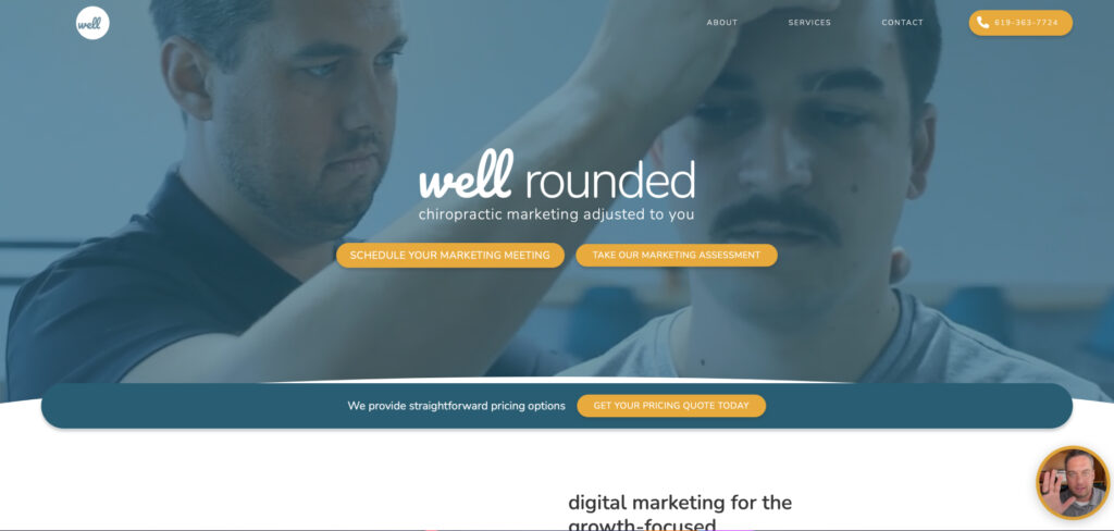 Well Rounded Marketing's Homepage