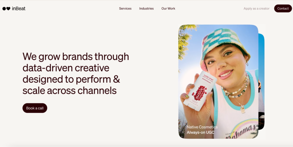 inBeat Agency's Homepage