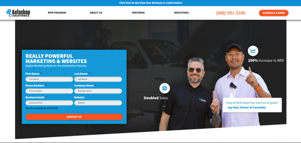 AutoShop Solutions's Homepage