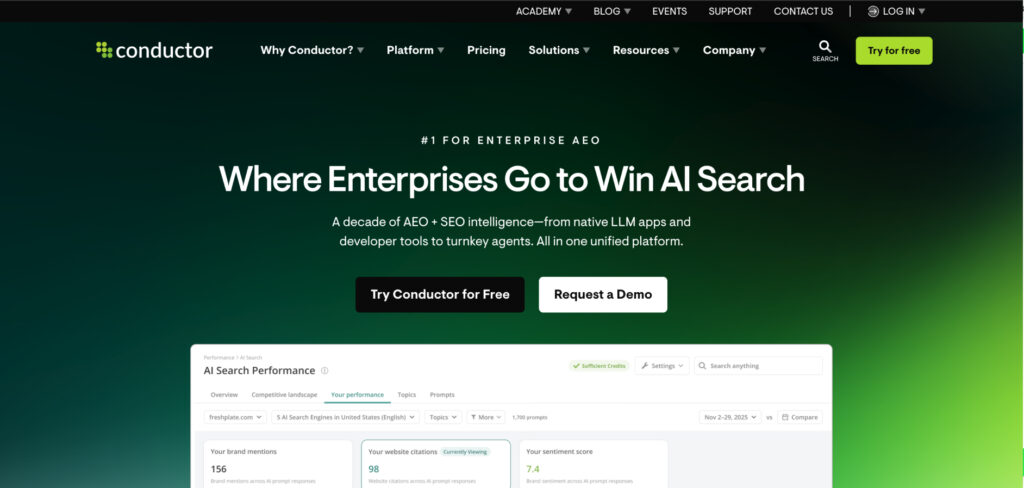 Conductor's Homepage