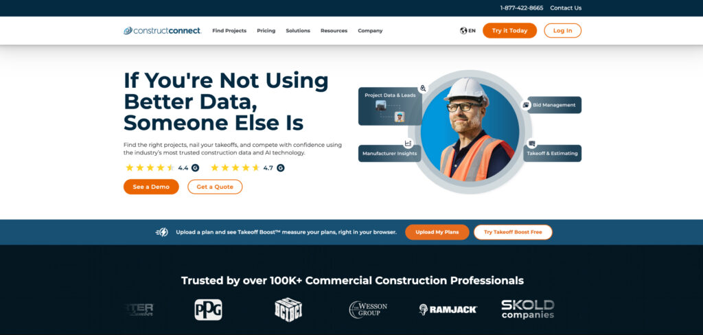 ConstructConnect's Homepage