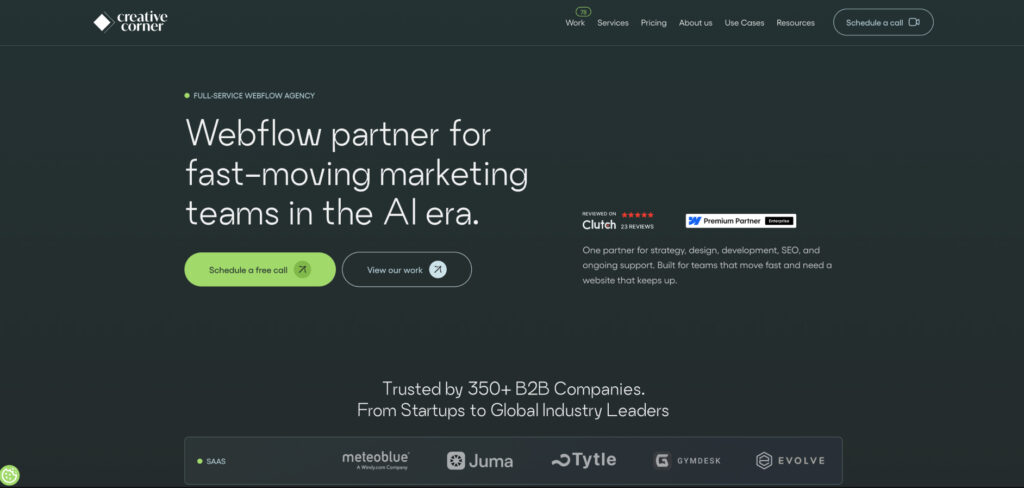 Creative Corner Studio's Homepage
