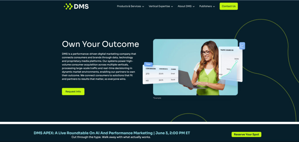 Digital Media Solutions (DMS)'s Homepage