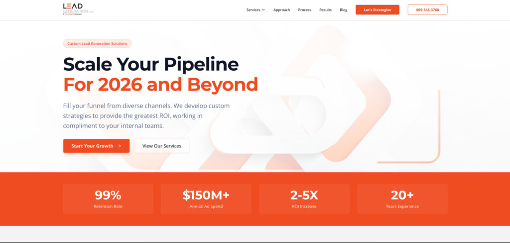 LeadGeneration.com's Homepage
