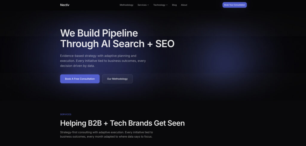 Nectiv Digital's Homepage