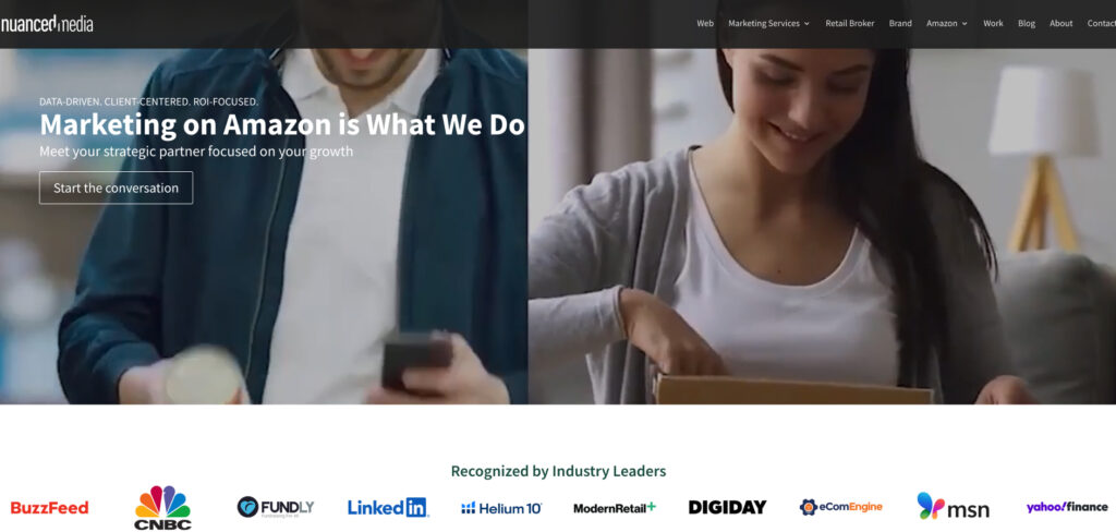Nuanced Media's Homepage