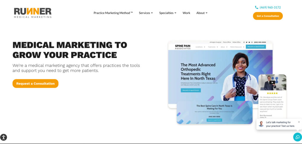 Runner Agency's Homepage