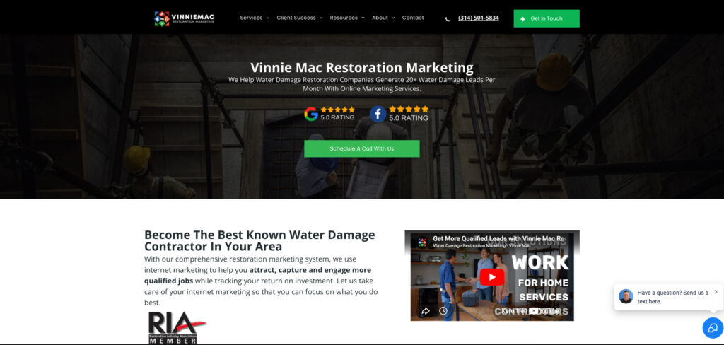 Vinnie Mac Restoration Marketing's Homepage