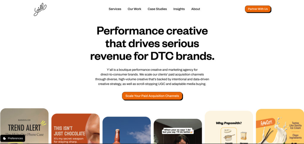 Y'all's Homepage