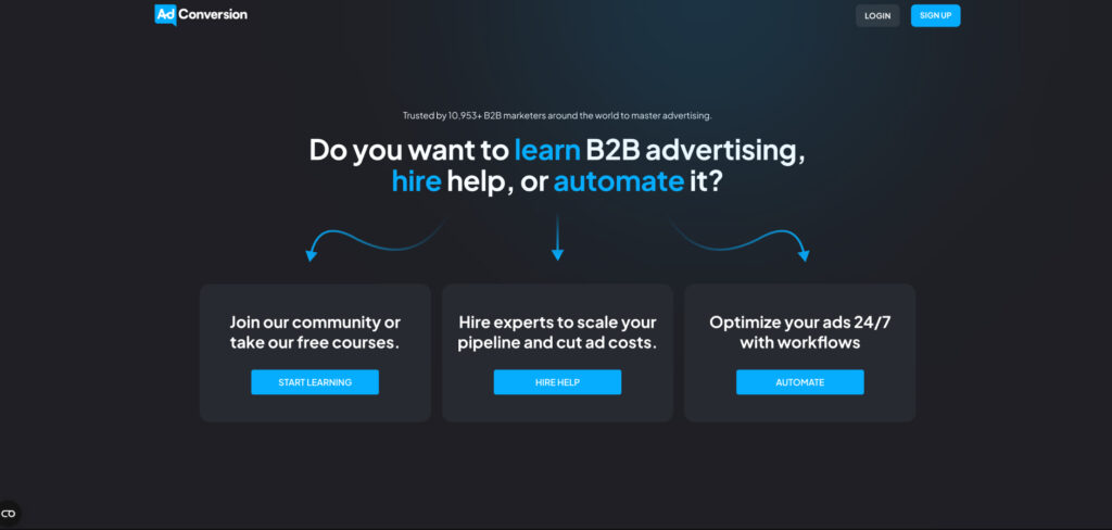 AdConversion's Homepage