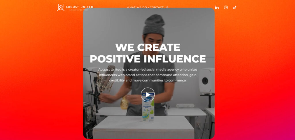 August United's Homepage