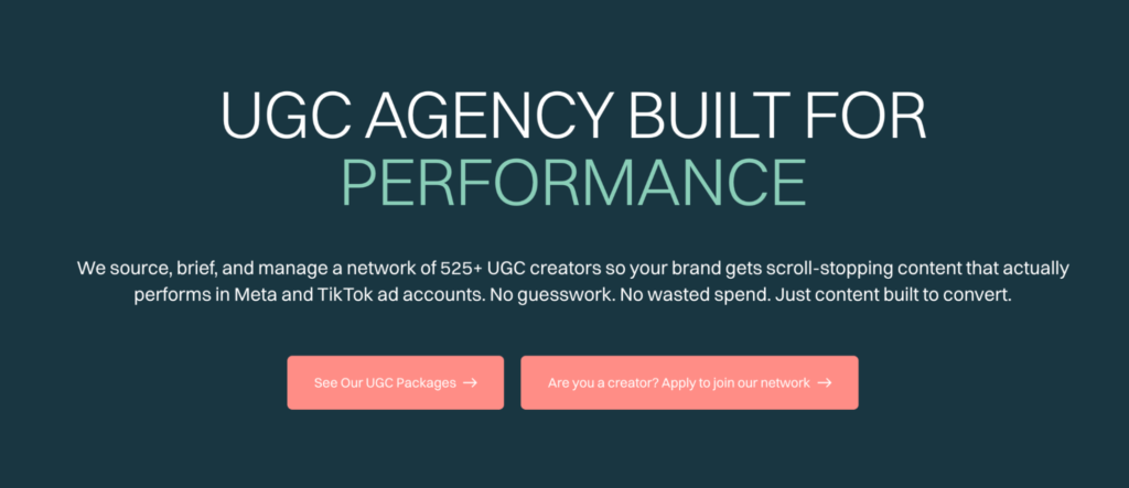 Brighter Click UGC page