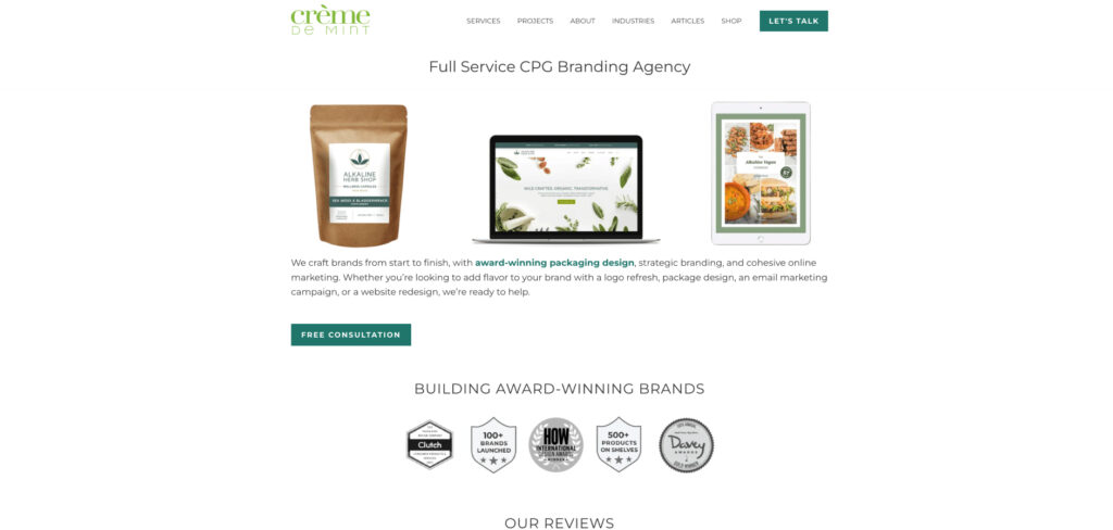 Crème de Mint's Homepage