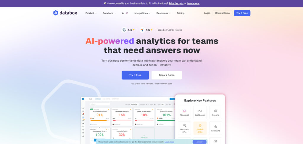 Databox's Homepage