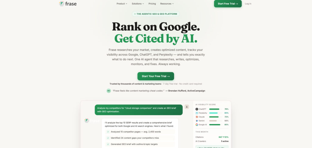 Frase's Homepage