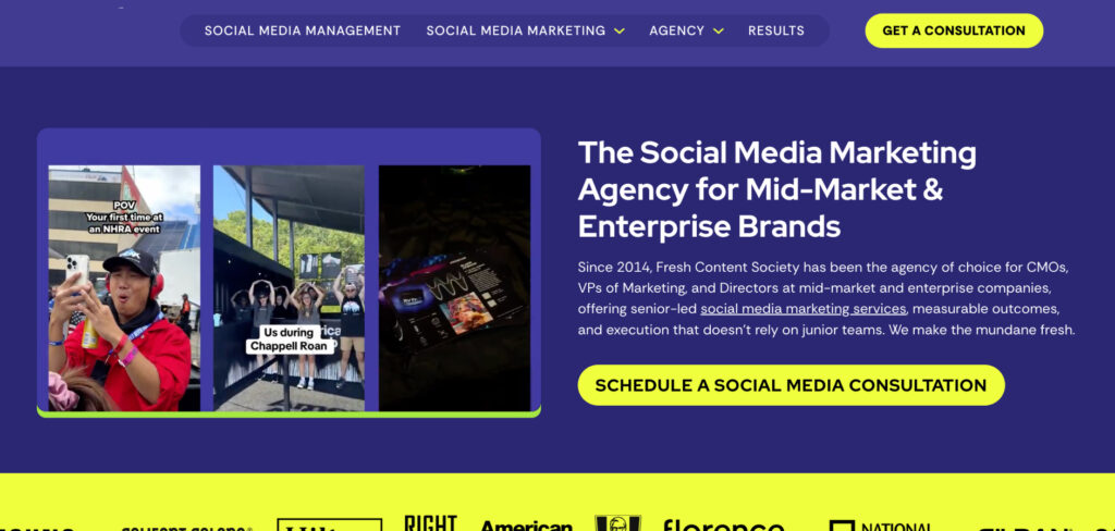 Fresh Content Society's Homepage