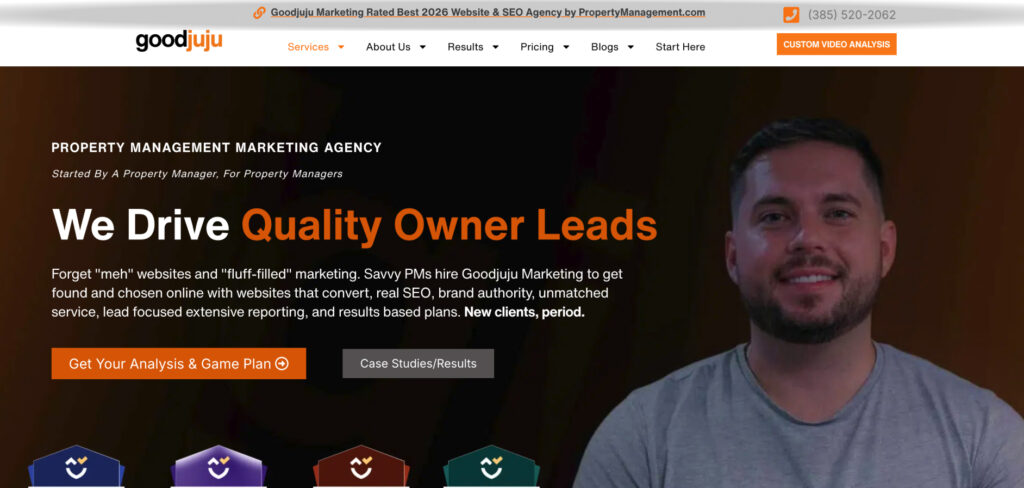 Goodjuju Marketing's Homepage