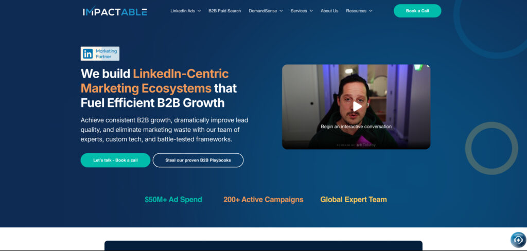 Impactable's Homepage