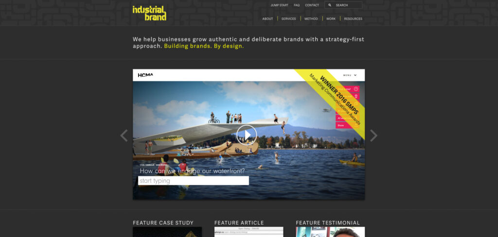 Industrial Brand's Homepage