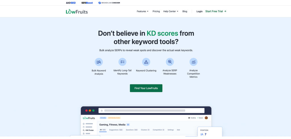 LowFruits's Homepage