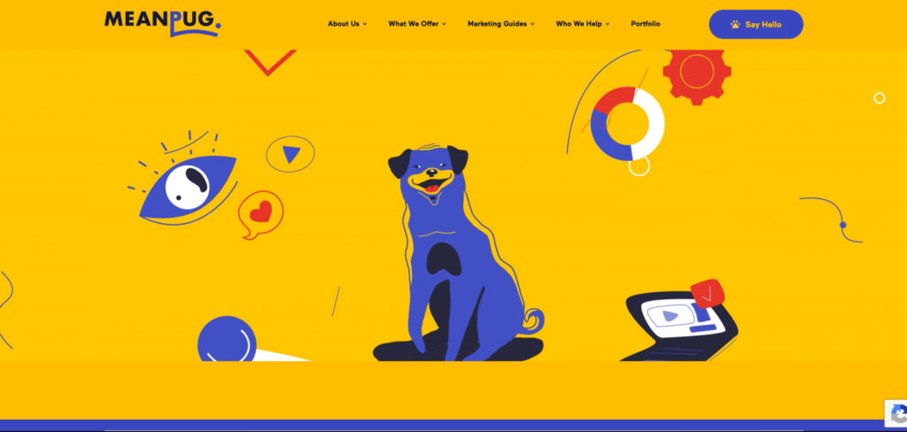 MeanPug Digital's homepage