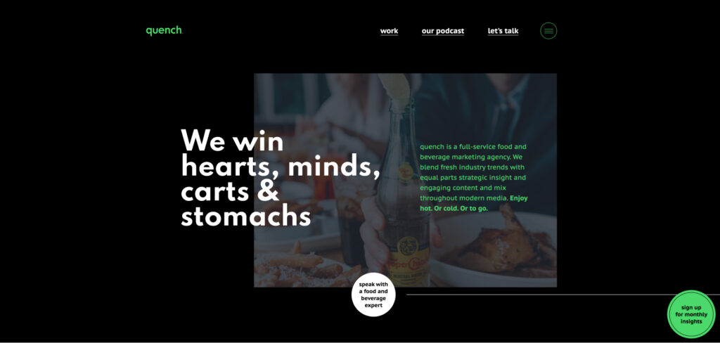 Quench Agency's Homepage