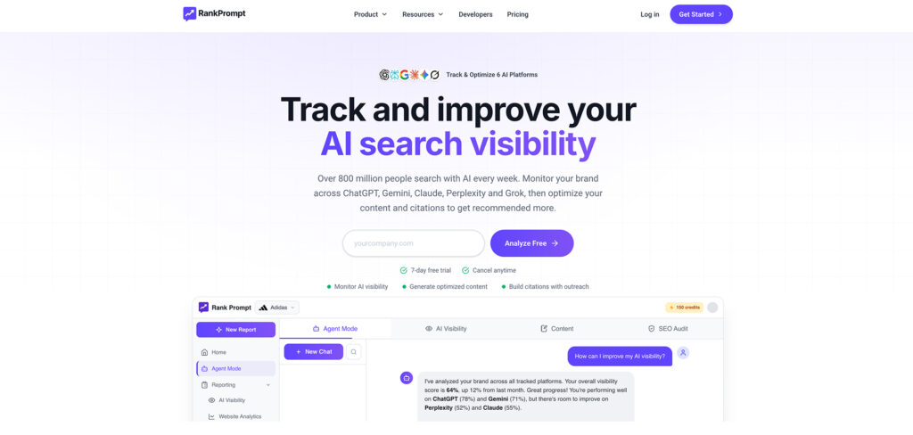 Rank Prompt's Homepage
