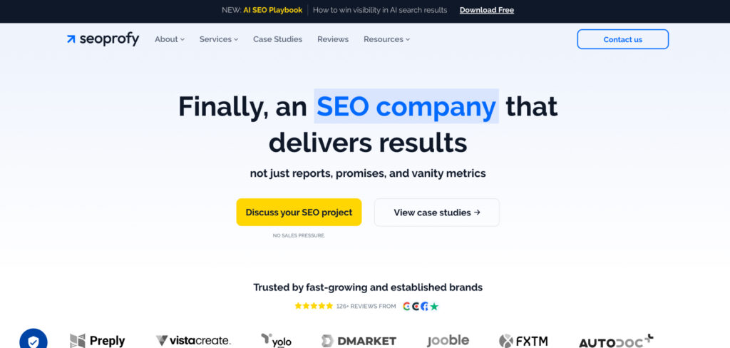 SeoProfy's Homepage