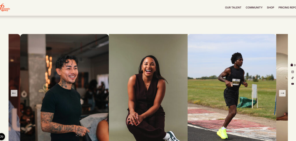 SevenSix Agency's Homepage