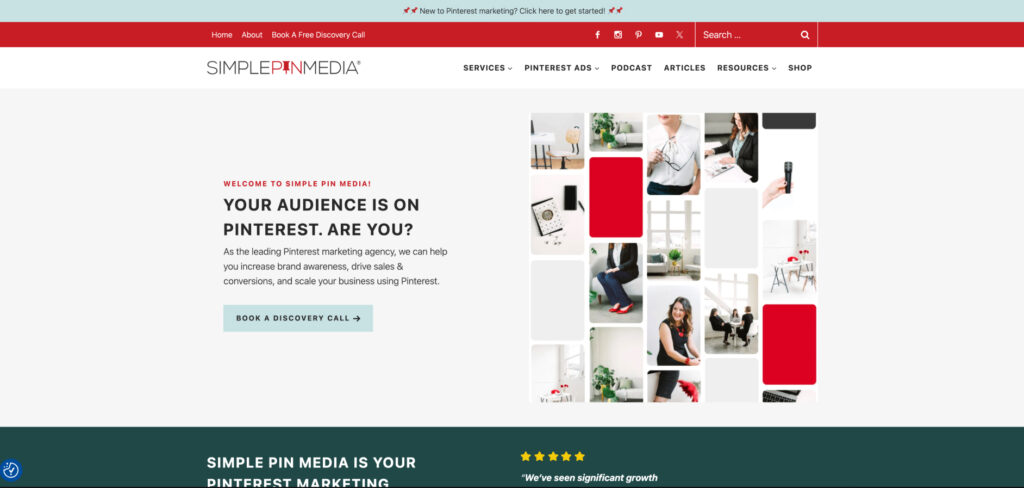 Simple Pin Media's Homepage