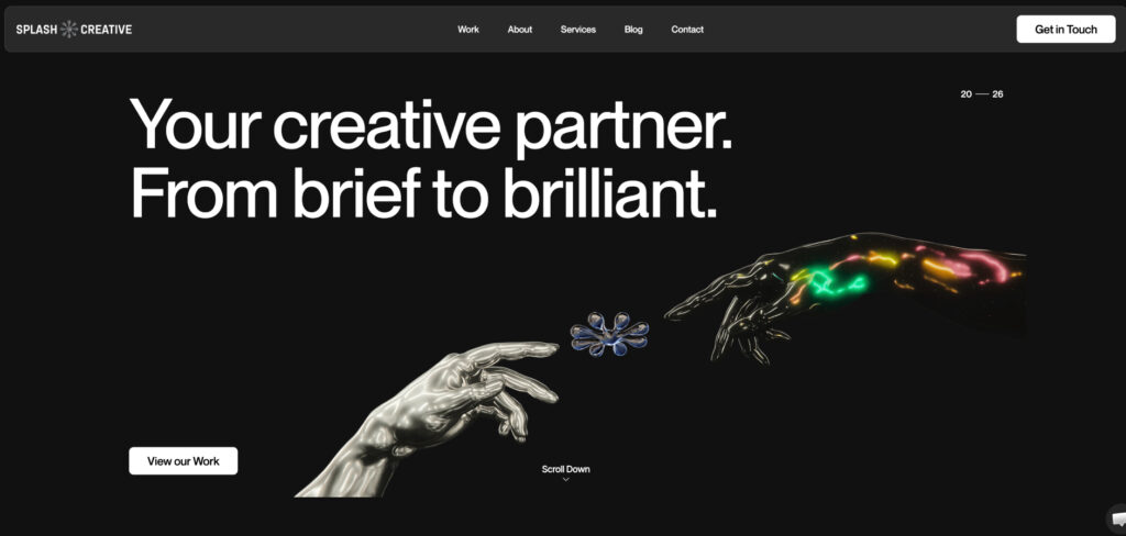 Splash Creative's Homepage