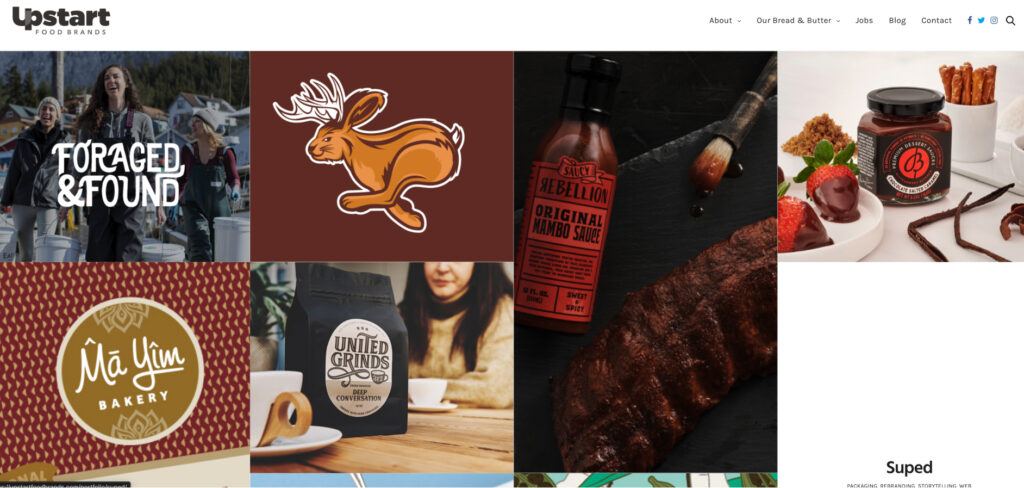 Upstart Food Brands's Homepage