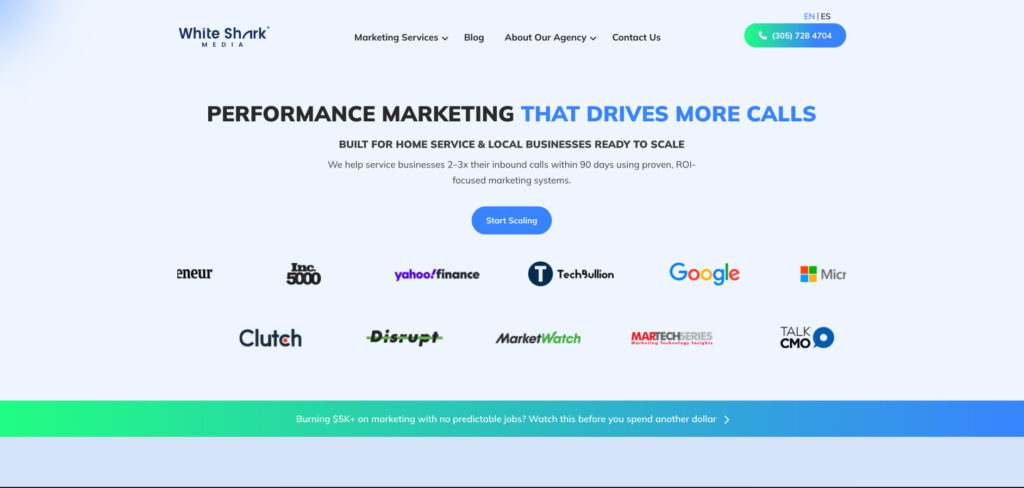 White Shark Media's Homepage