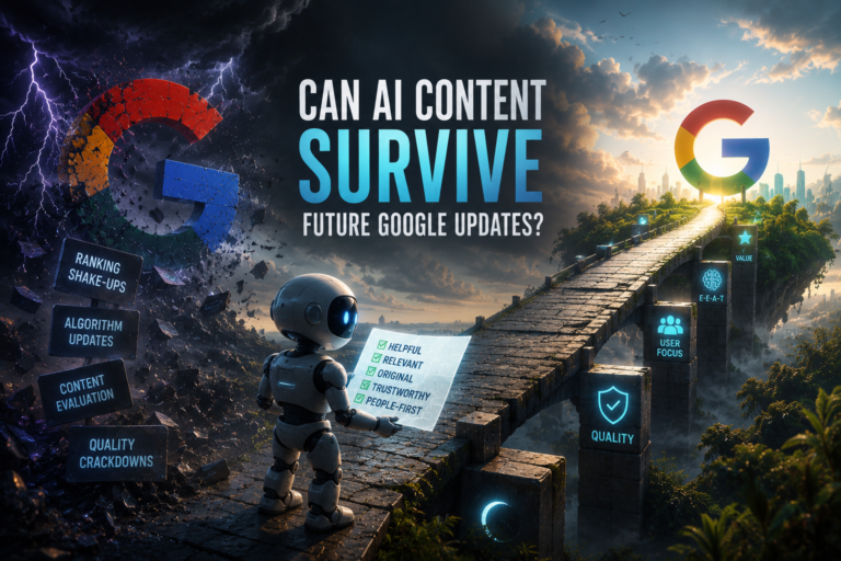 Can AI Content Survive Future Google Updates?